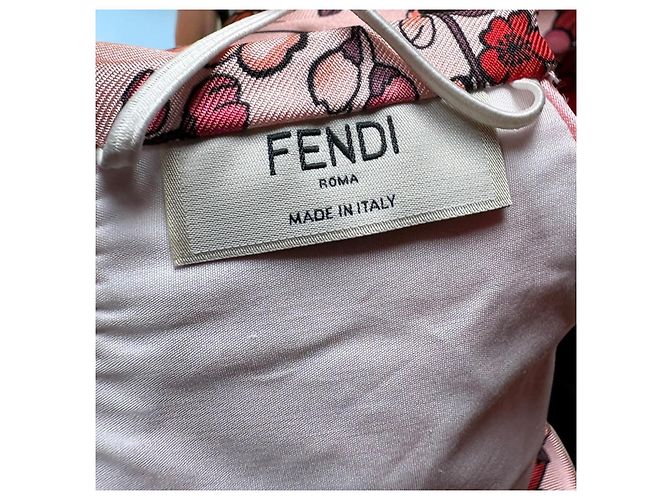 Lenço e Máscara Fendi com Estampa Floral - vista 4