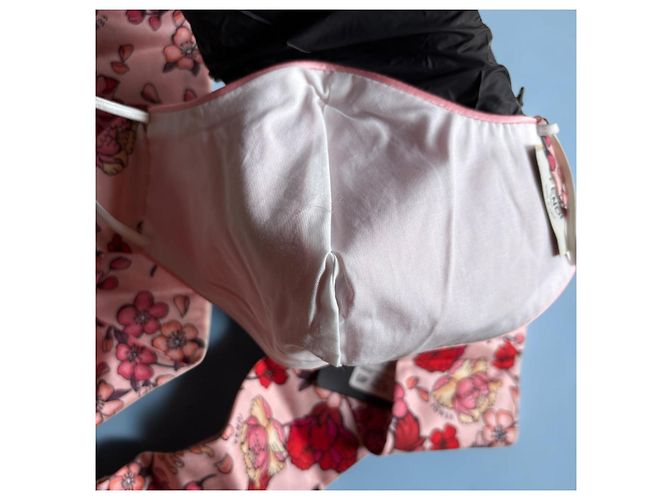 Lenço e Máscara Fendi com Estampa Floral - vista 5