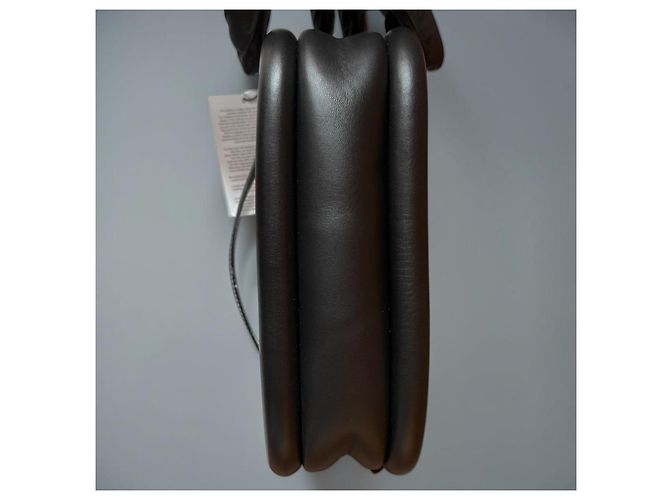 JW Anderson Bumper 15 “Cassette” – borsa a spalla in pelle bianca e nera - vista 10