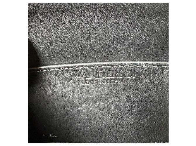 JW Anderson Bumper 15 “Cassette” – borsa a spalla in pelle bianca e nera - vista 2