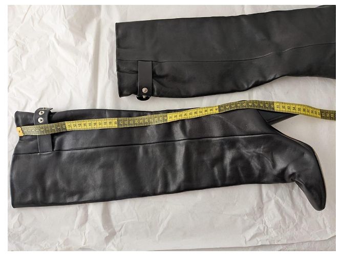 Stivali alti in pelle nera Isabel Marant - vista 14
