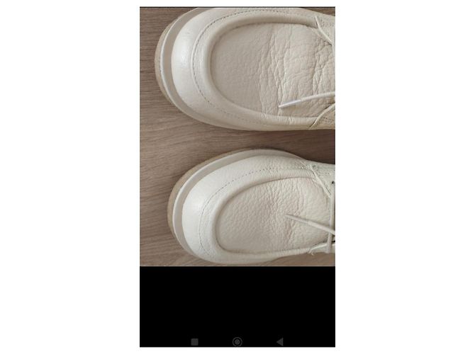 The Row Derby in pelle grana bianca da donna - vista 4
