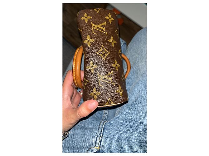 Néo speedy Sac à main Louis Vuitton Speedy Nano monogram canvas leather - vue 6