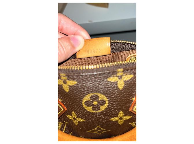 Néo speedy Sac à main Louis Vuitton Speedy Nano monogram canvas leather - vue 8