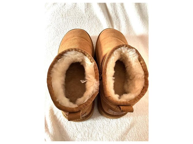 UGG Stivaletti Classic Ultra Mini Platform - Camoscio Chestnut - vista 7