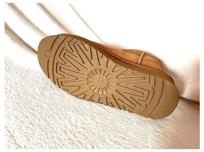 UGG Stivaletti Classic Ultra Mini Platform - Camoscio Chestnut - vista 9