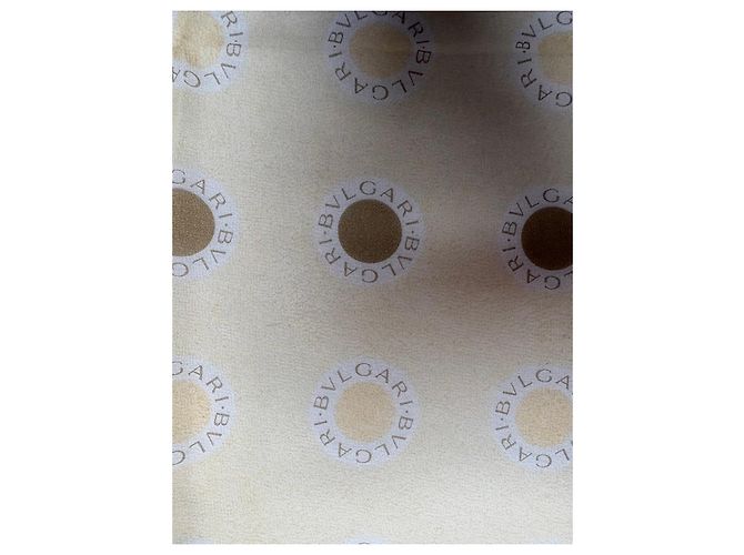 Bulgari Bvlgari – Vintage-Seidentuch mit Logo-Motiv – 45 × 45 cm - Ansicht 5