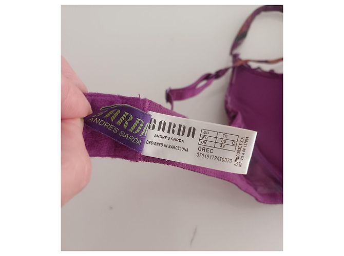 Andres Sarda Sutiã de alças com estampado floral - vista 5