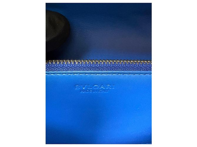 Bulgari Monete – Cartera grande de piel Dazzling Blue – Ref. 37647 - vista 6
