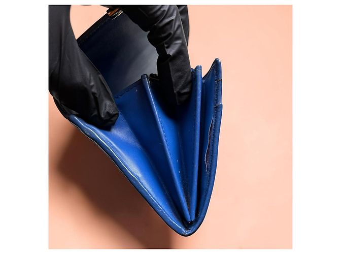 Bulgari Monete – Cartera grande de piel Dazzling Blue – Ref. 37647 - vista 8