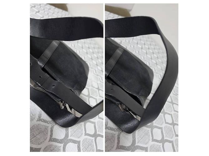 Gucci Borsa a tracolla Jackie in pelle e denim, Nera - vista 8