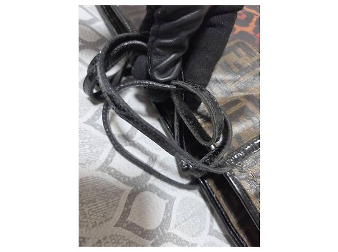 Fendi Zucca Shopper Tote Baguette Print Roll Braun/Schwarz - Ansicht 8