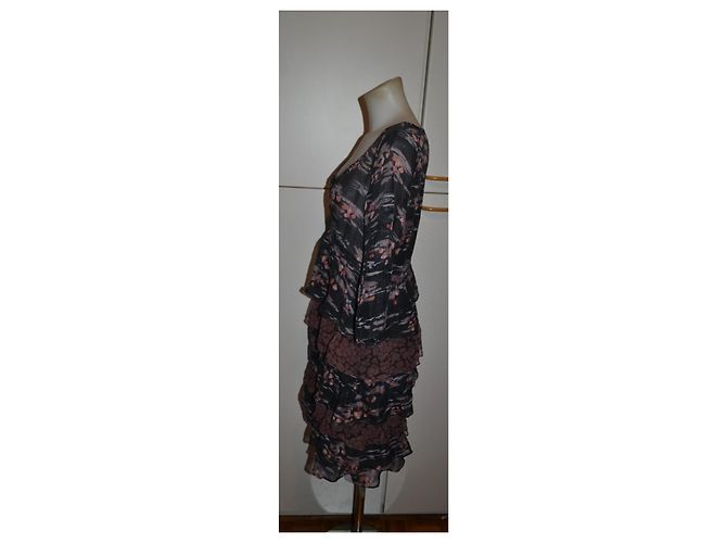 Autre Marque MAX&Co. Abito a balze con stampa floreale - vista 3