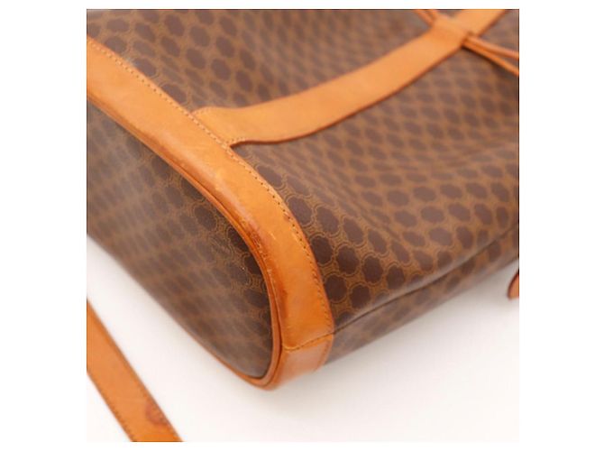 Céline Sac Seau Celine Monogram en Cuir Marron - vue 10