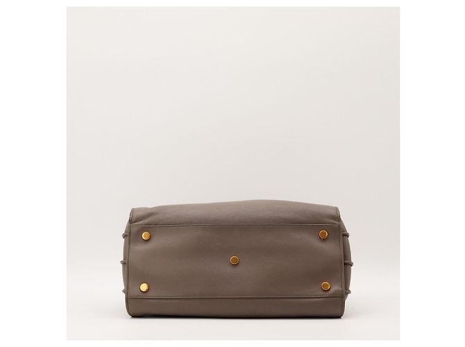 Autre Marque Saint Laurent Sac De Jour Borsa a mano in pelle Taupe - vista 5