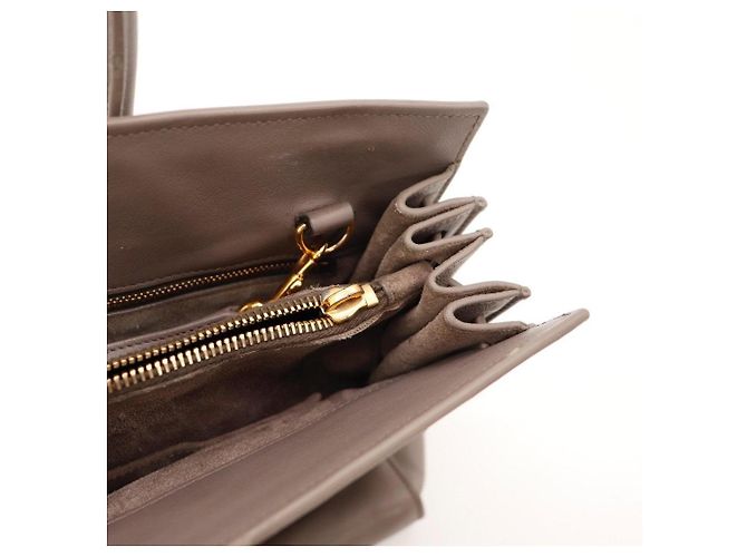 Autre Marque Saint Laurent Sac De Jour Borsa a mano in pelle Taupe - vista 7