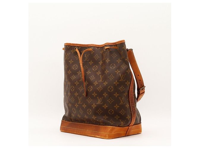 Borsa a secchiello Louis Vuitton Noe monogram canvas leather - vista 2