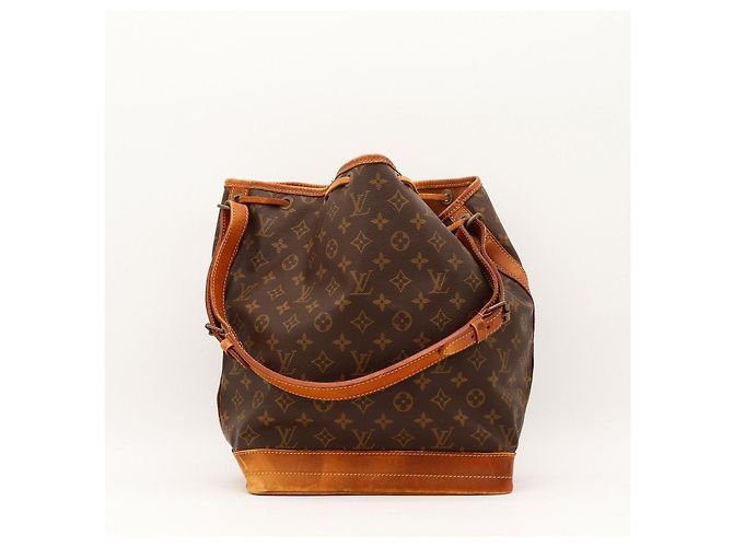 Borsa a secchiello Louis Vuitton Noe monogram canvas leather - vista 3