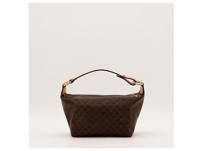 Céline Celine Monogram Canvas Hobo Bag Brown - view 3