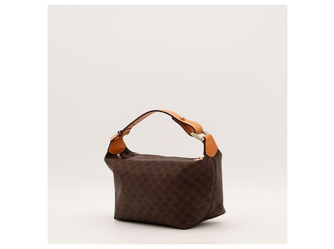 Céline Celine Monogram Canvas Hobo Bag Brown - view 4