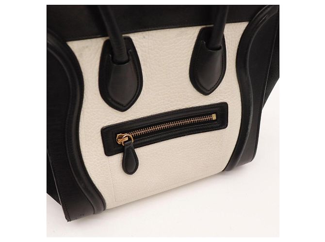 Céline Borsa Celine Luggage Nano in pelle nera - vista 7