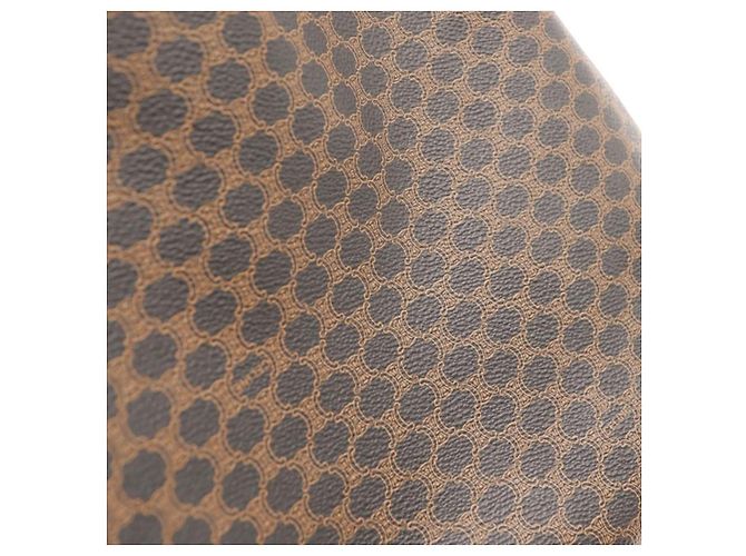 Céline Celine Bolso de hombro Monogram de cuero marrón - vista 7