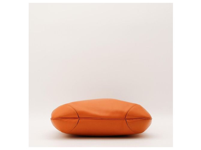 Céline Celine Sac à épaule en cuir orange - vue 5