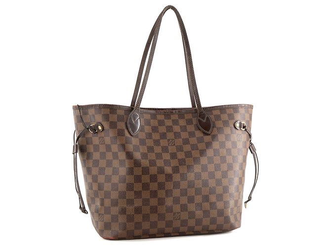 LOUIS VUITTON - Louis Vuitton Neverfull MM Shopper aus beschichtetem Damier Ebène Canvas - Ansicht 2