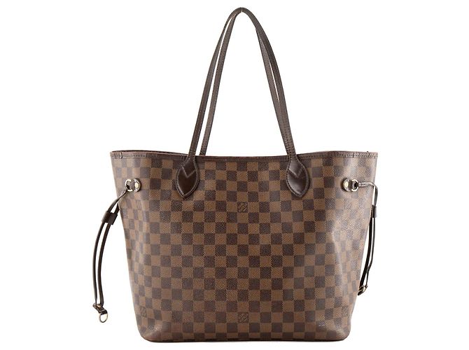 LOUIS VUITTON - Louis Vuitton Neverfull MM Shopper aus beschichtetem Damier Ebène Canvas - Ansicht 3