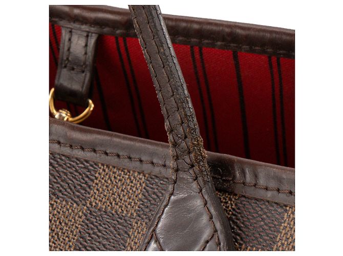 LOUIS VUITTON - Louis Vuitton Neverfull MM Shopper aus beschichtetem Damier Ebène Canvas - Ansicht 5