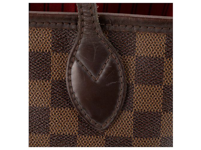 LOUIS VUITTON - Louis Vuitton Neverfull MM Shopper aus beschichtetem Damier Ebène Canvas - Ansicht 6