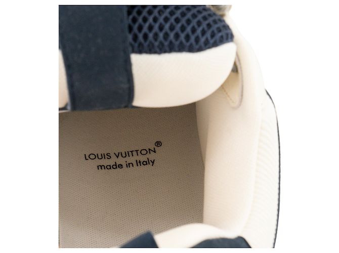 LOUIS VUITTON - LV Skate Louis Vuitton Sneaker aus dunkelblauem Canvas (T37,5) - Ansicht 9