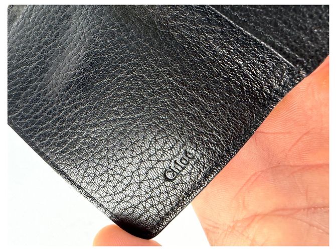 Paddington Vintage Chloé Padlock Leather Key Holder c. 2005 Black Gold - view 10