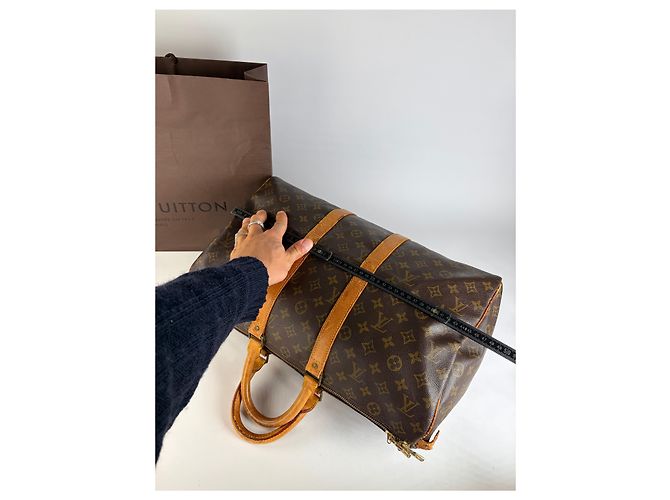 Vintage Louis Vuitton Monogram Canvas Keepall 50 Brown - Ansicht 10