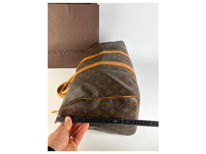 Vintage Louis Vuitton Monogram Canvas Keepall 50 Brown - Ansicht 11