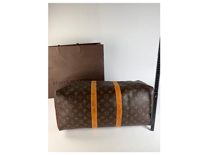 Vintage Louis Vuitton Monogram Canvas Keepall 50 Brown - Ansicht 12
