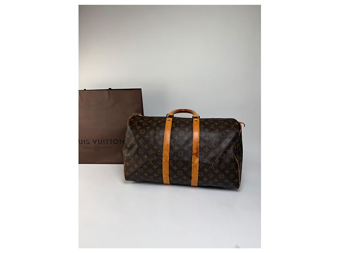 Vintage Louis Vuitton Monogram Canvas Keepall 50 Brown - Ansicht 2