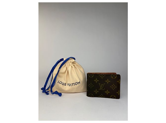 Vintage Louis Vuitton Monogram Canvas Bifold Wallet 1995 Brown - view 10