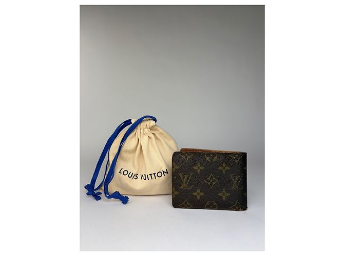 Vintage Louis Vuitton Monogram Canvas Bifold Wallet 1995 Brown - view 2