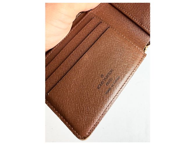 Vintage Louis Vuitton Monogram Canvas Bifold Wallet 1995 Brown - view 4