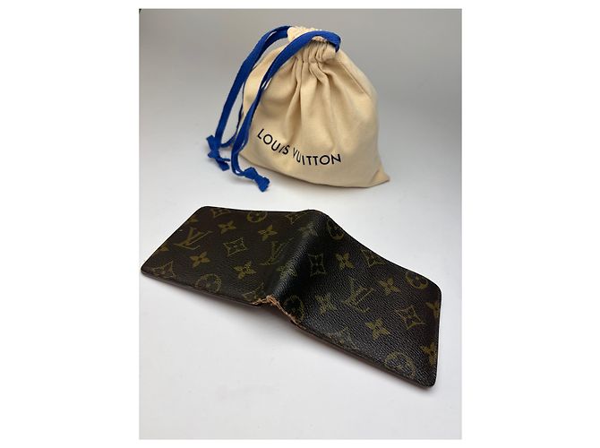 Vintage Louis Vuitton Monogram Canvas Bifold Wallet 1995 Brown - view 6