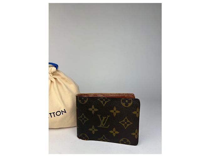 Vintage Louis Vuitton Monogram Canvas Bifold Wallet 1995 Brown - view 7