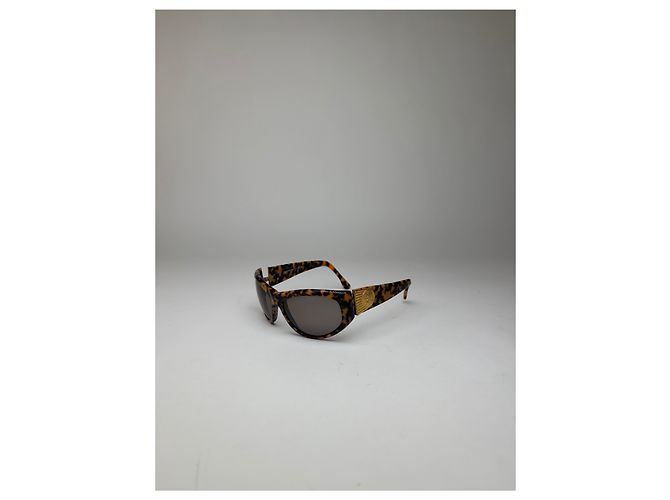 Occhiali da sole Vintage Fendi Cat-Eye Tartarugati e Oro c. primi anni '90 - vista 15