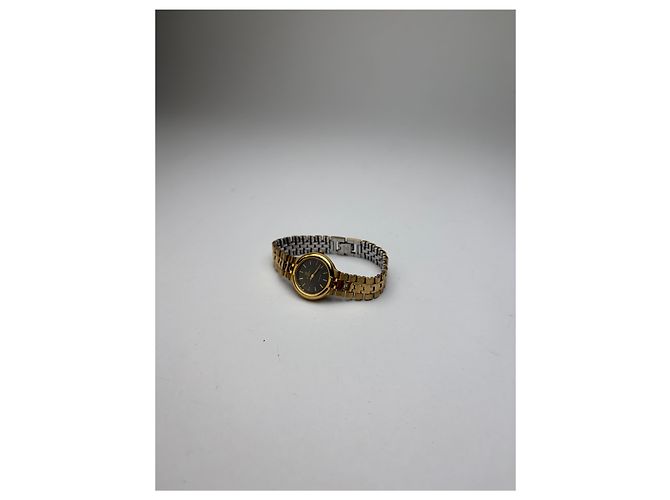 Vintage Givenchy 4G Armbanduhr Gold Silber Schwarz ca. Ende der 1980er - Ansicht 10