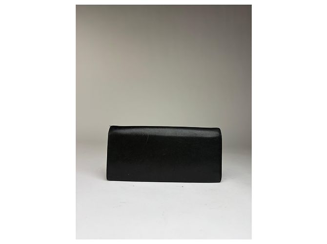 Céline Vintage Celine Smooth Leather Bifold Wallet c. 1998 Black - view 2