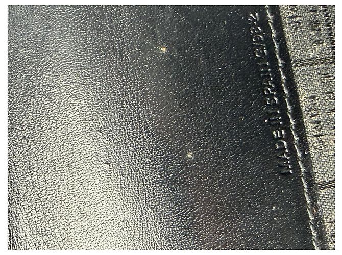 Céline Vintage Celine Smooth Leather Bifold Wallet c. 1998 Black - view 6
