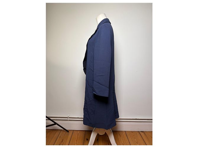 Abito Camicia Vintage Miu Miu Navy Black Collar XL - vista 2