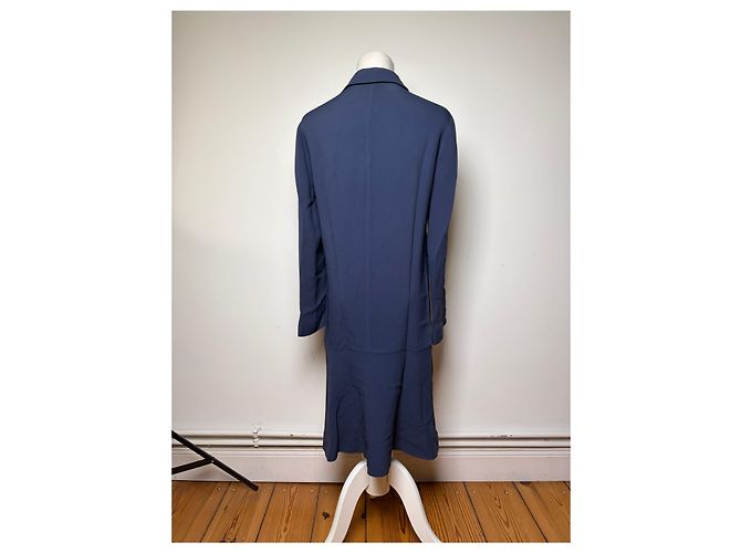 Abito Camicia Vintage Miu Miu Navy Black Collar XL - vista 3