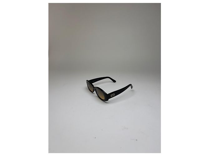 Occhiali da sole Vintage Fendi Cat-Eye Fine anni '90 Black Brown - vista 10