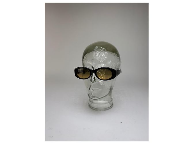 Occhiali da sole Vintage Fendi Cat-Eye Fine anni '90 Black Brown - vista 7